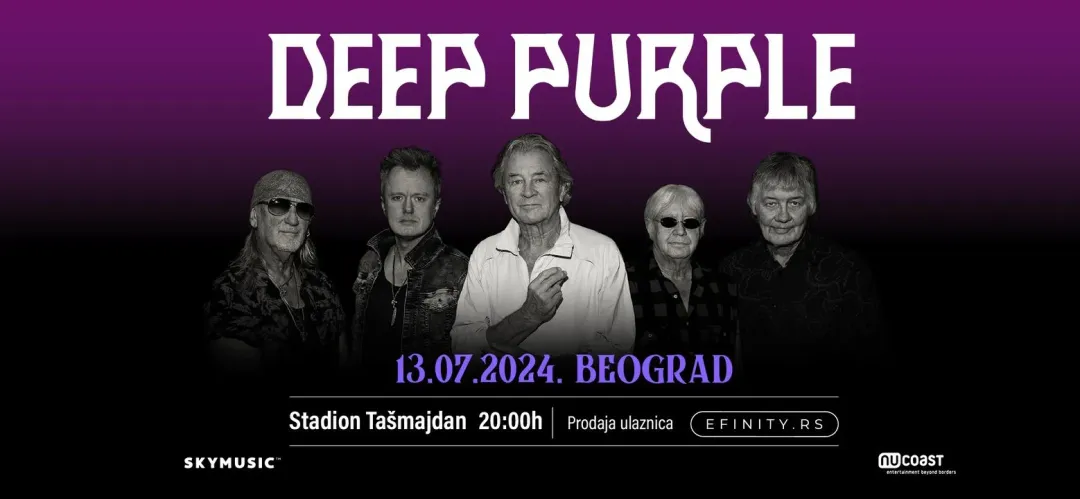 Deep Purple на 13 јули повторно во БЕЛГРАД