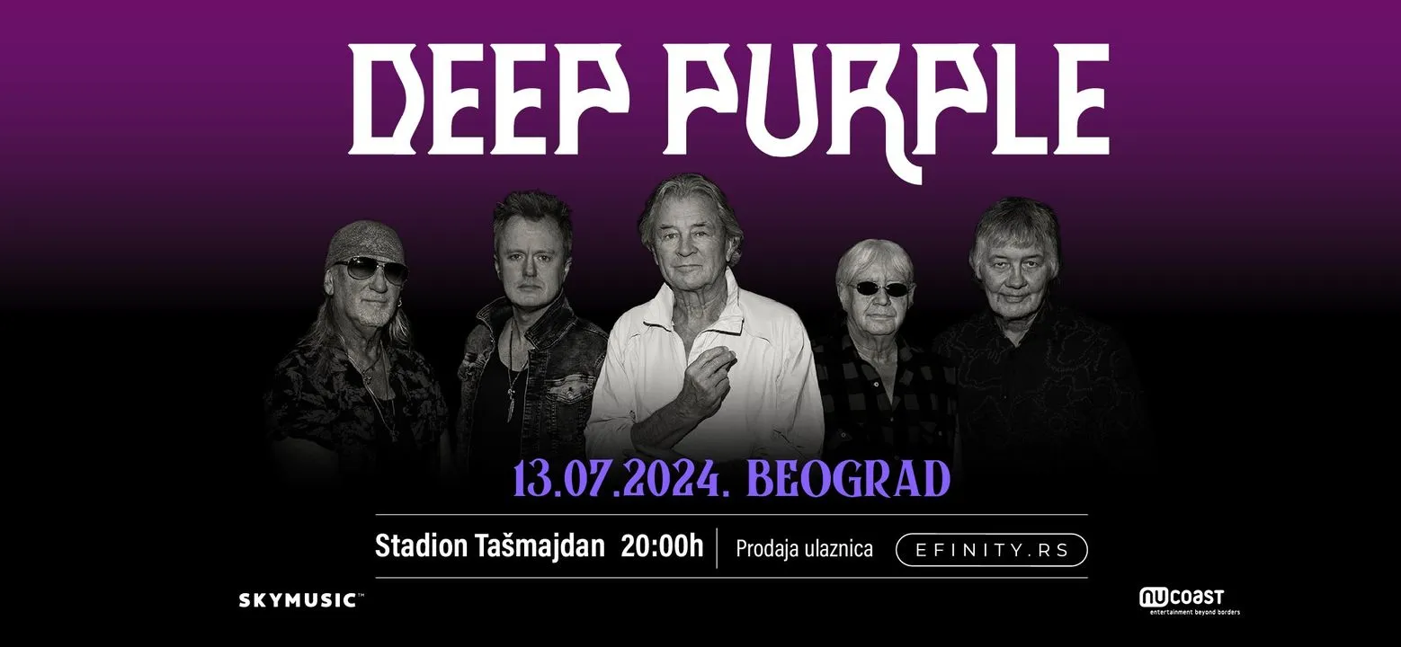 Deep Purple на 13 јули повторно во БЕЛГРАД