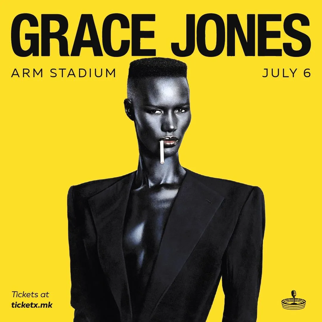 Концерт на неверојатната Grace Jones на 6 јули во Скопје